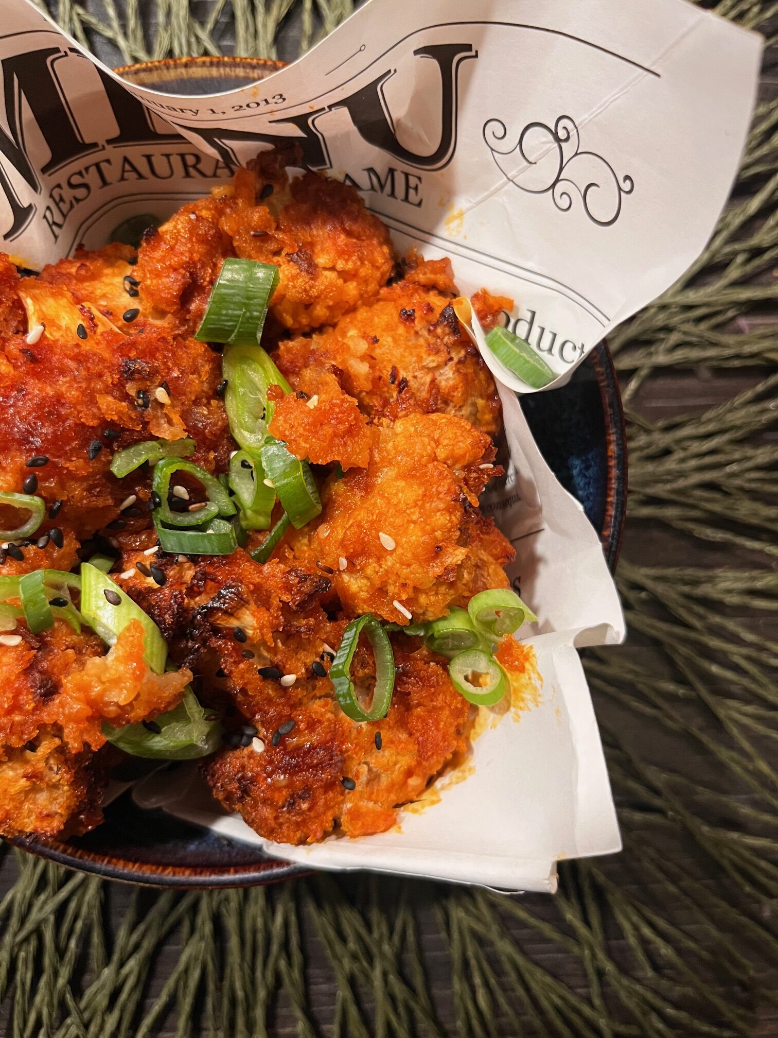 Gochujang Bloemkool Bites uit de Airfryer